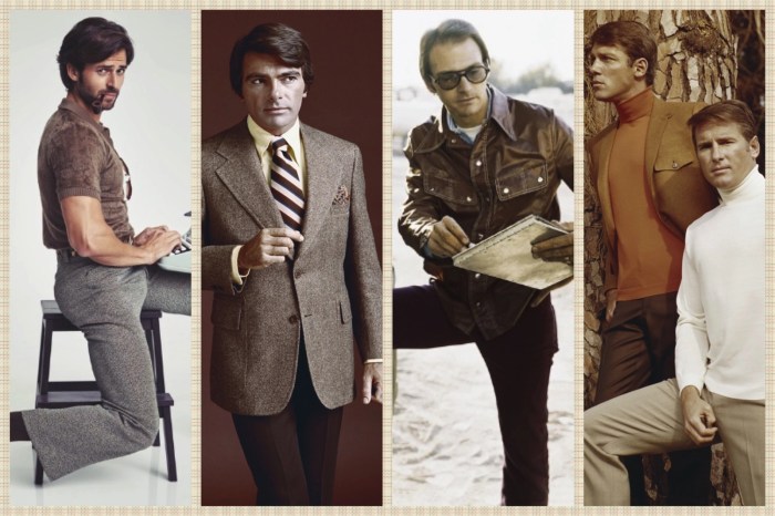 Iconic 70's fashion men