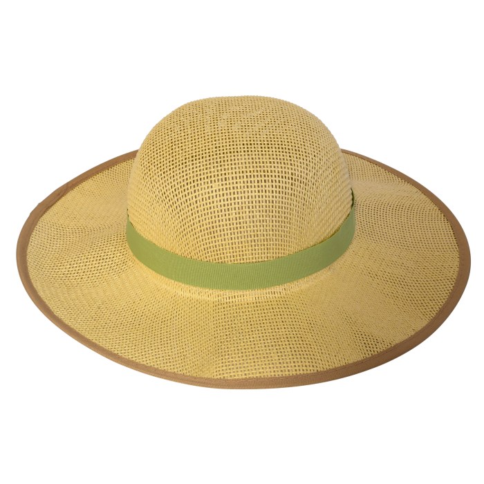 Mens straw hat fashion