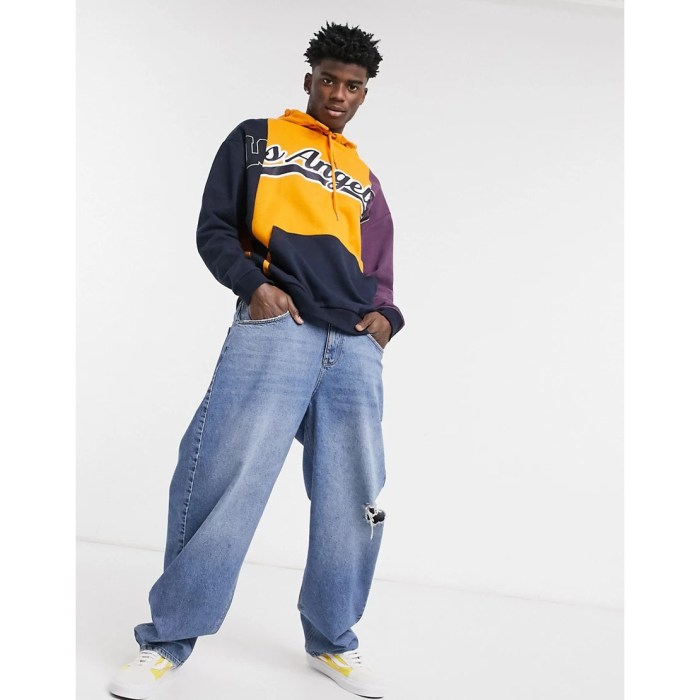 Baggy jeans mens fashion